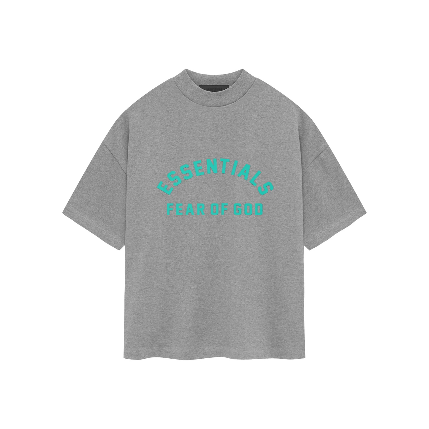 Fear of God Essentials Heavy Jersey Tee Dark Heather Oatmeal FW23