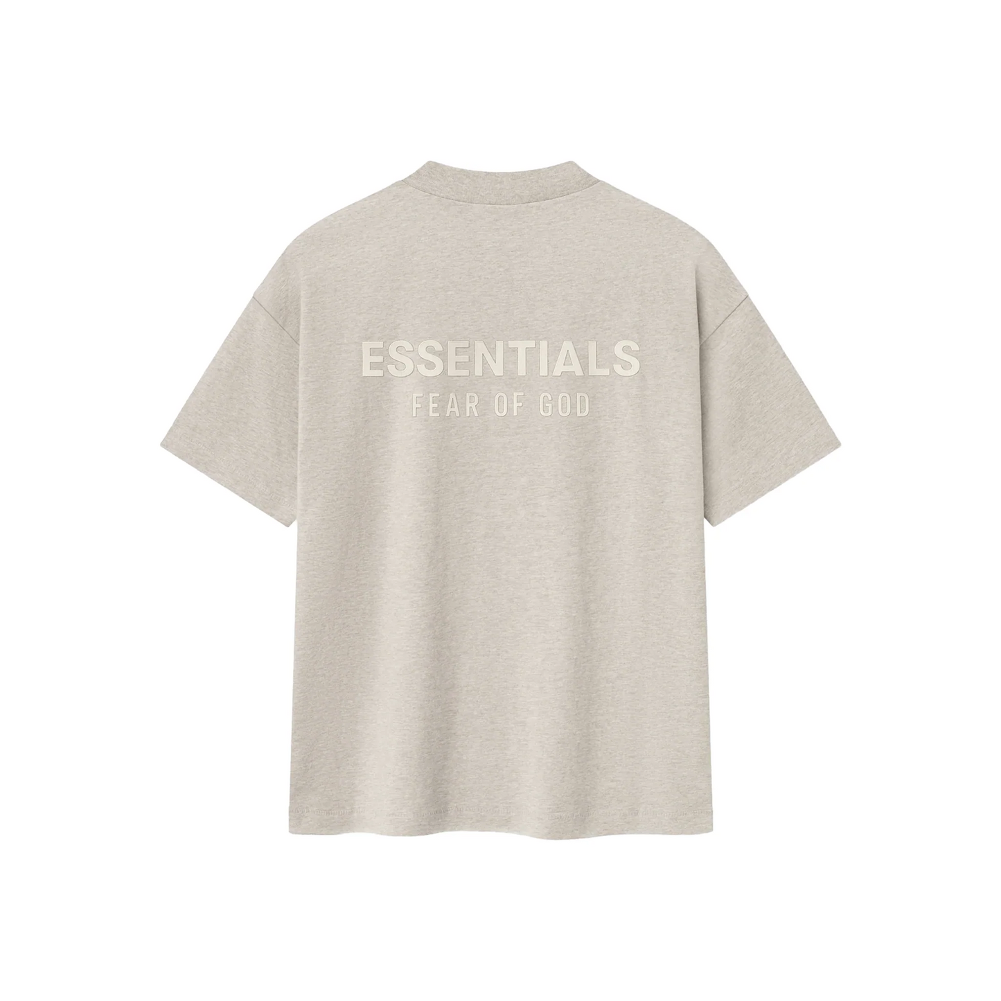 Fear of God Essentials Classic Tee Heather Stone SS25