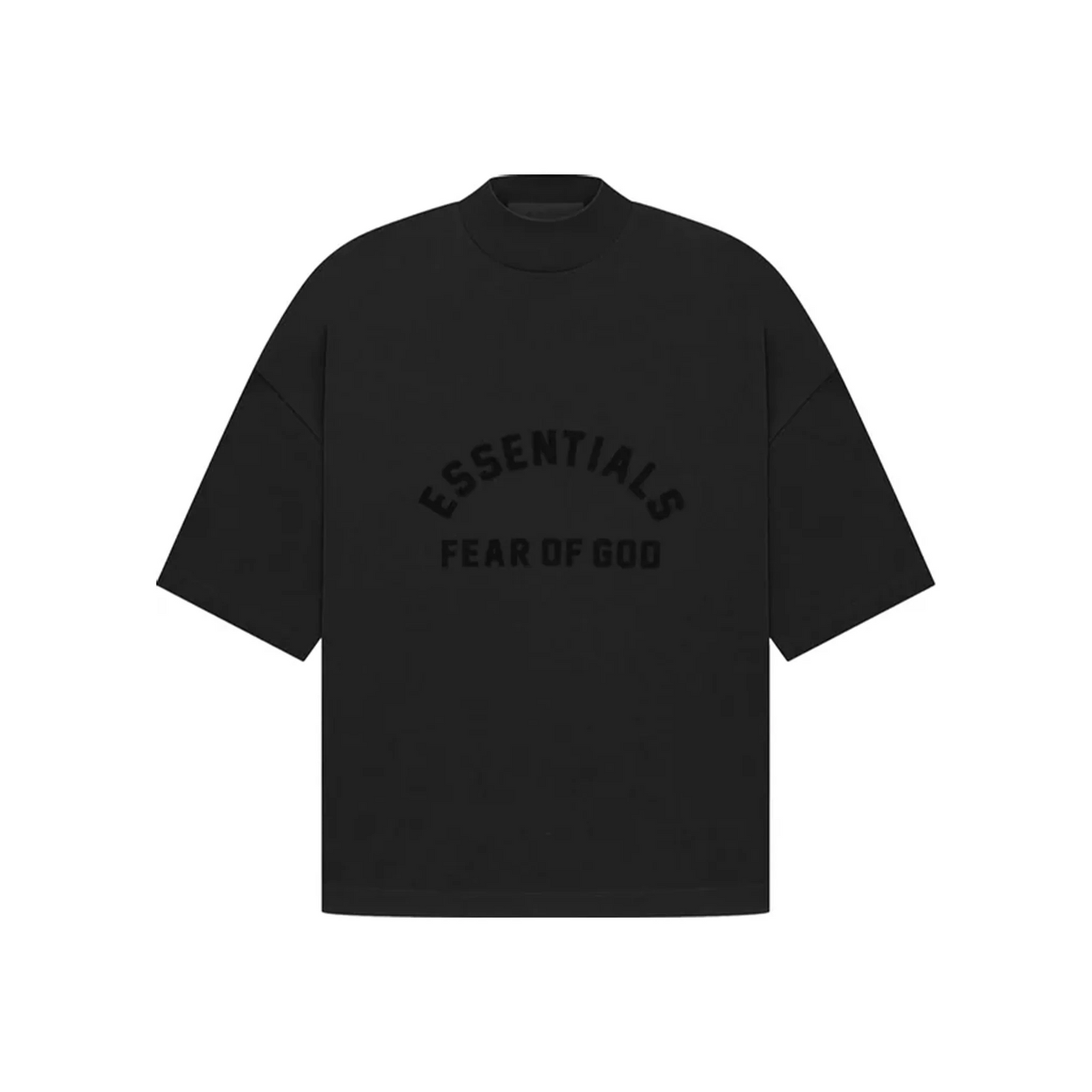 Fear of God Essentials Arch Logo Tee Jet Black SS23