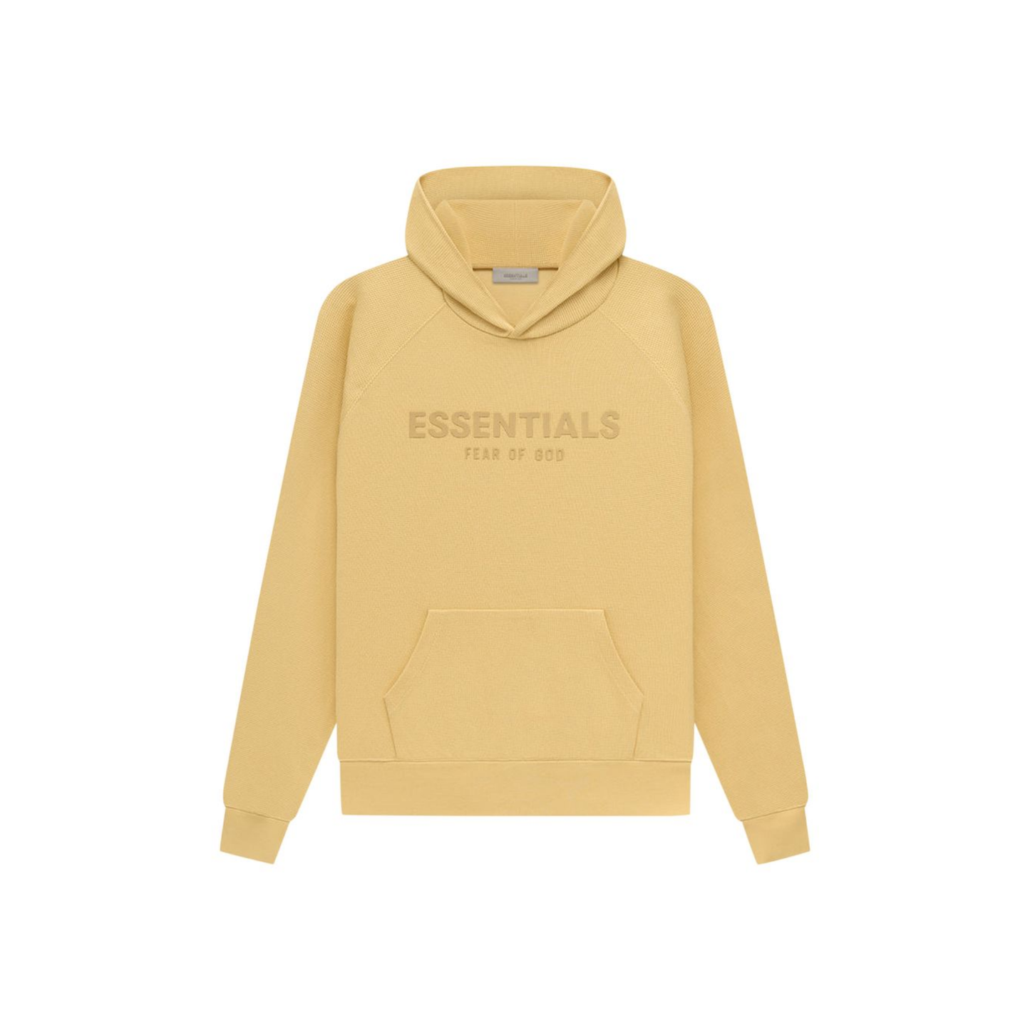 Fear of God Essentials Waffle Raglan Hoodie Light Tuscan SS23