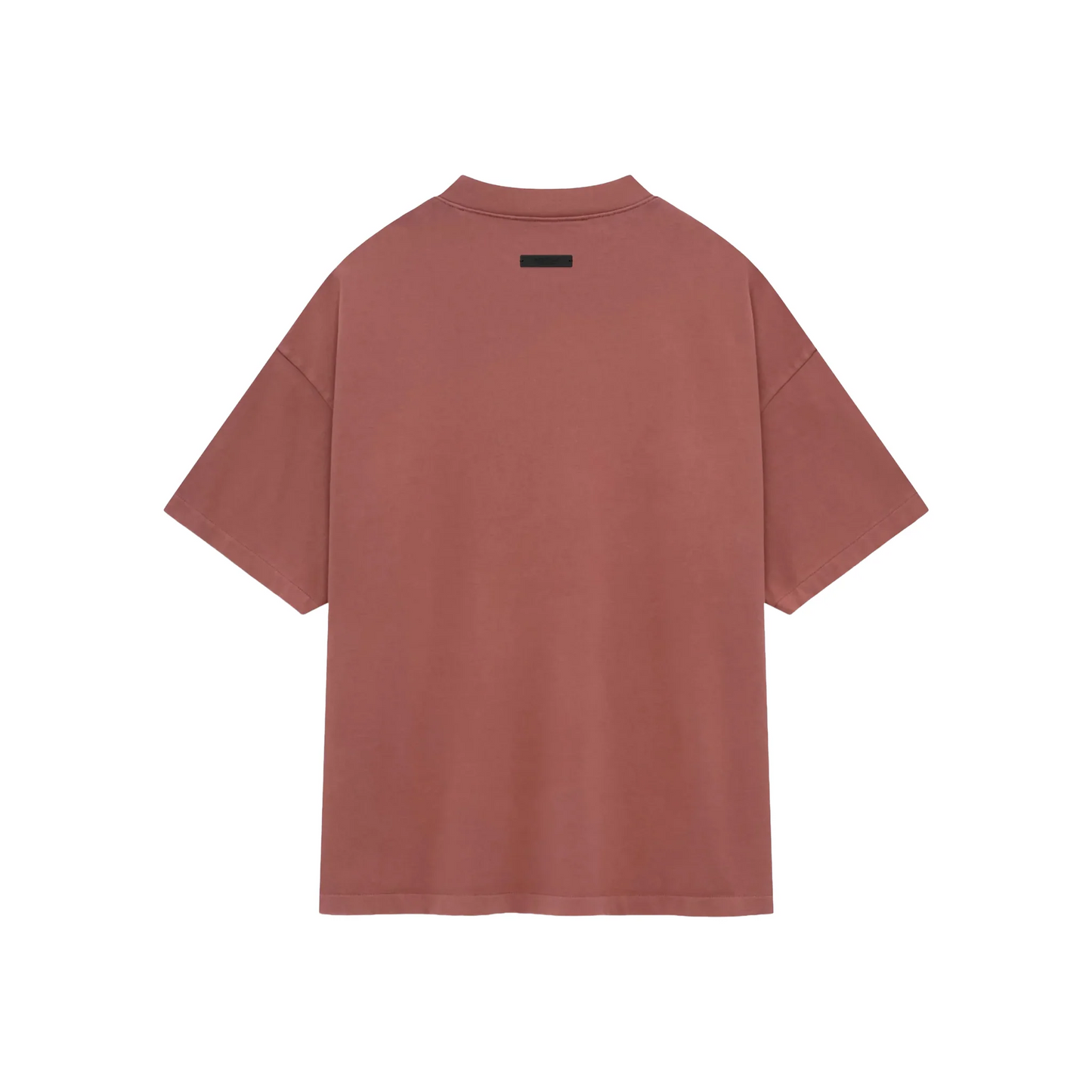 Fear of God Essentials Heavy Crewneck Tee Crimson FW24