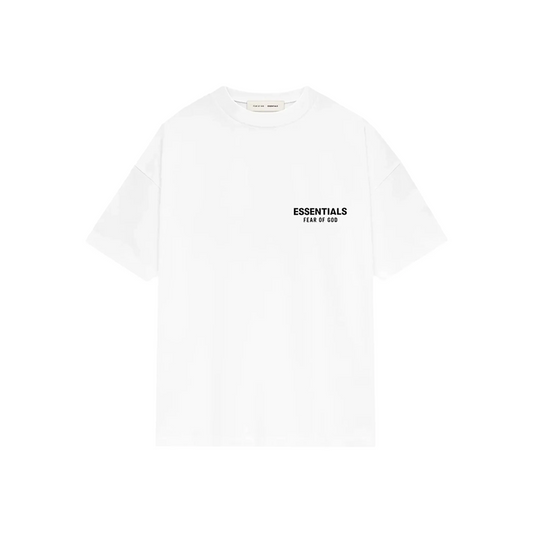 Fear of God Essentials Classic Fit Tee 'Bright White' (SS25)