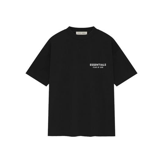 Fear of God Essentials Classic Fit Tee 'Jet Black' (SS25)