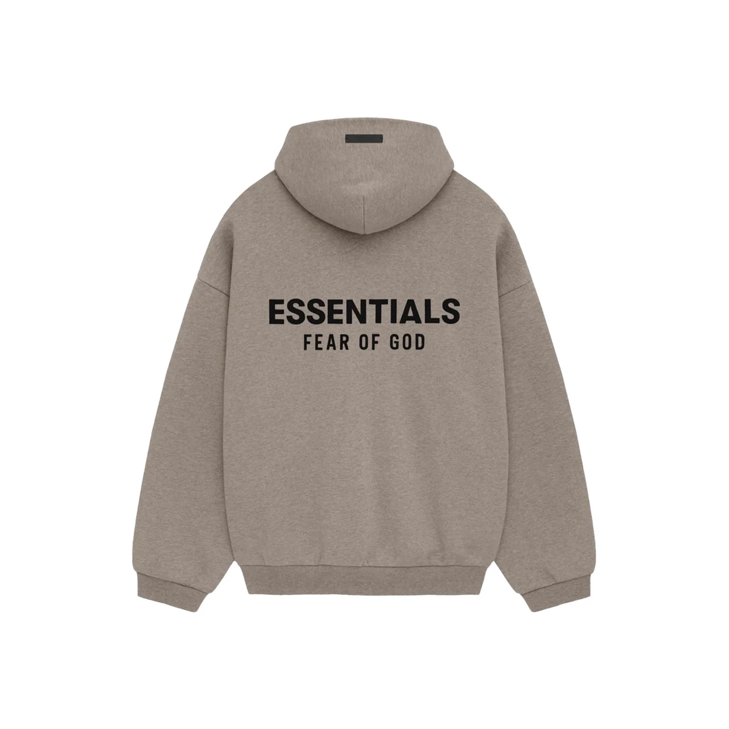 Fear of God Essentials Core Logo Fleece Hoodie Heather Grey FW24