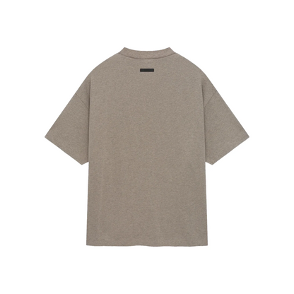Fear of God Essentials University Logo Heavy Crewneck Tee Heather Grey FW24