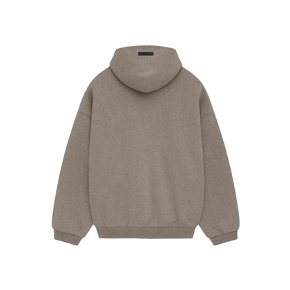 Fear of God Essentials Fleece Vintage Shrunken Hoodie Heather Grey FW24