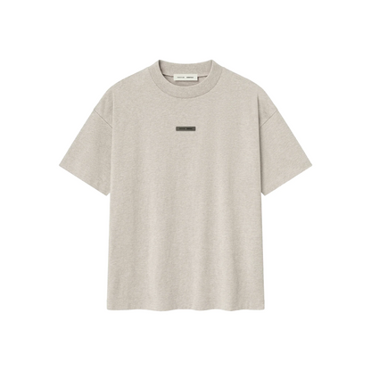 Fear of God Essentials Classic Tee Heather Stone SS25