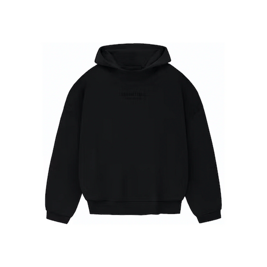 Fear of God Essentials Hoodie Jet Black FW23