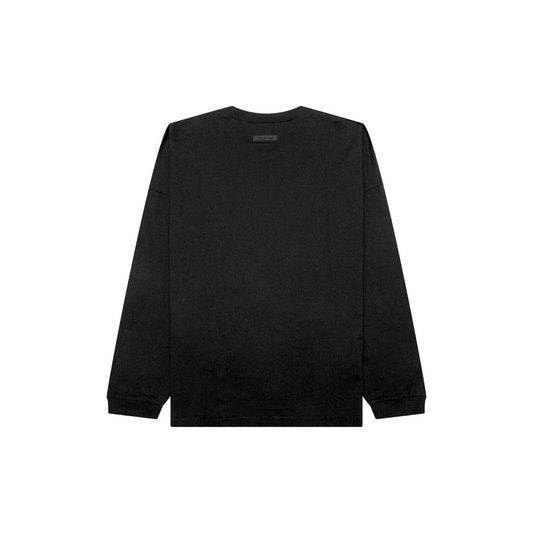 Fear of God Essentials Long Sleeve Tee Jet Black FW23