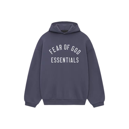 Fear of God Essentials Fleece Hoodie II Marine FW24